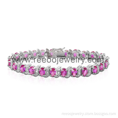 Exquisite 925 Silver Jewelry Set Ladies Bracelet (B002)